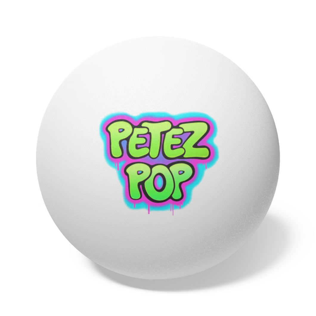 PetezPop Ping Pong Balls, 6 pcs #0001