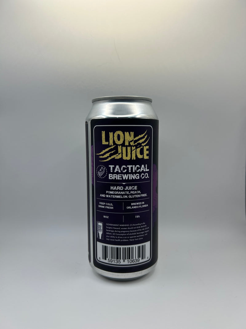 Tactical Brewing Co. Lion Juice