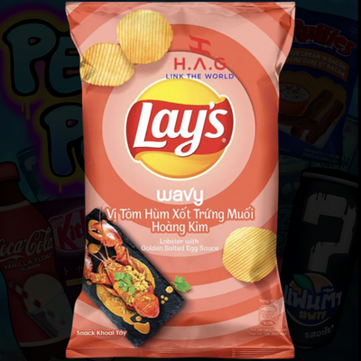 Lobster with Egg Sauce Flavored Chips by Lays