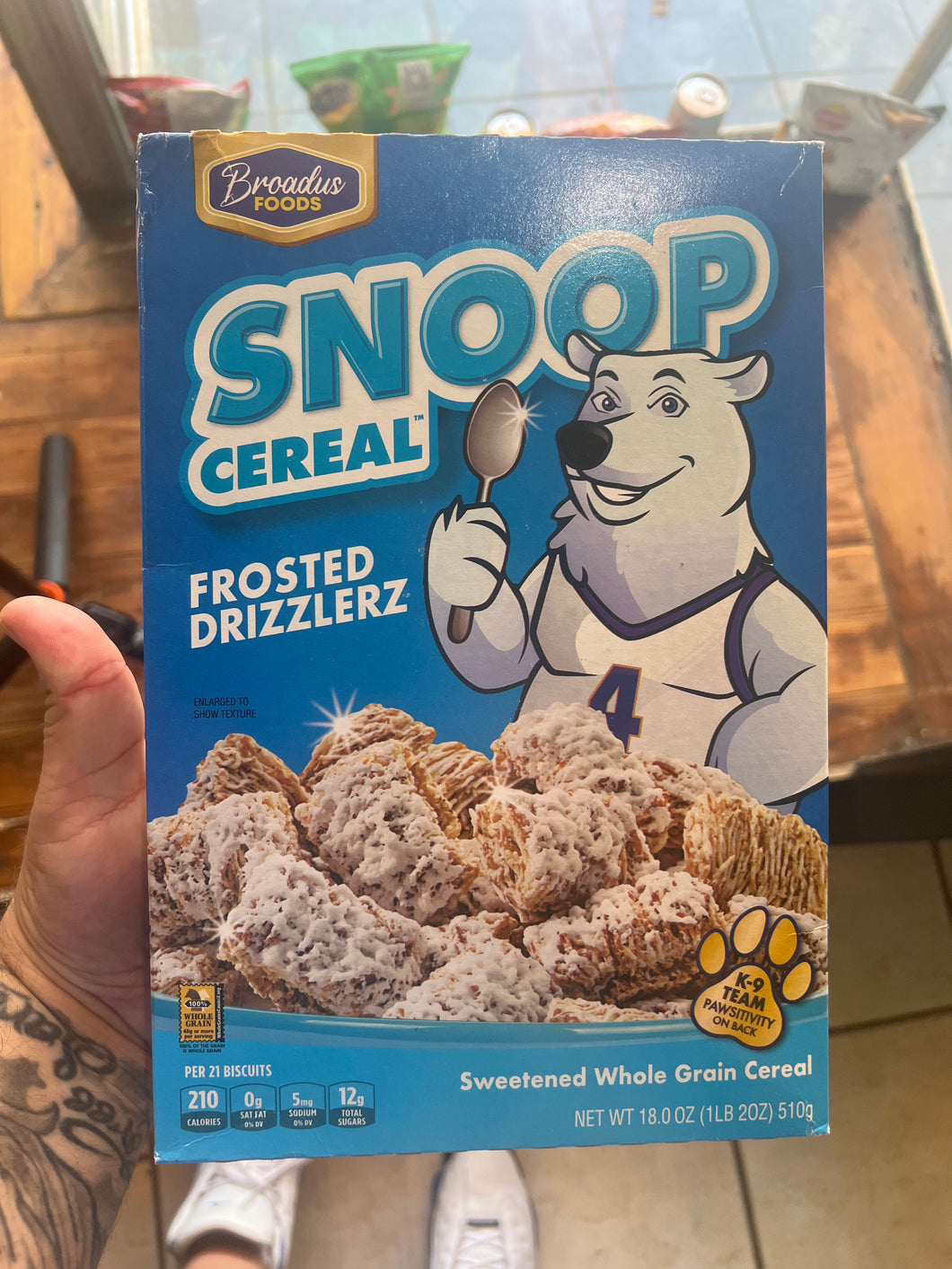 Snoop Dogg Cereal Frosted Drizzlers