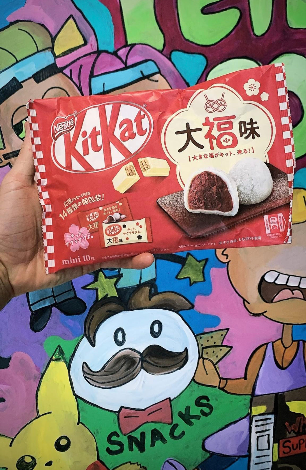 Kit Kat Collection - Caramel Pudding, Banana Caramel, Cookies & Cream, Peach, and Red Bean flavors to try!