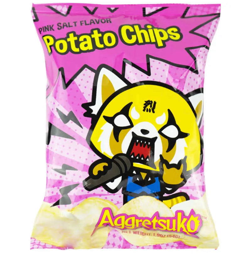 Aggretsuko Pink Salt chips