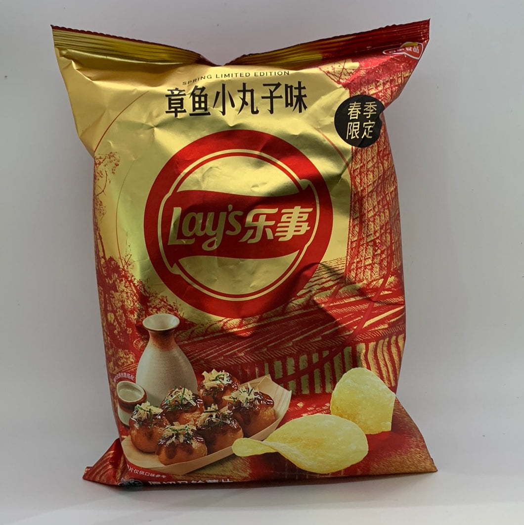 Takoyaki Flavored Chips by Lays