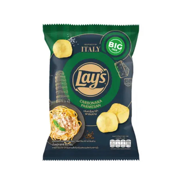 Carbonara Parmesan Flavored Chips by Lays