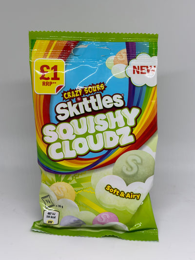 Skittles Squishy Cloudz Crazy Sour 70g UK