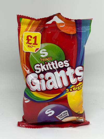 Skittles Giants 125g Bag