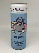 Load image into Gallery viewer, Pusheen The Cat I&#39;m Busy Blue Raspberry Energy Drink
