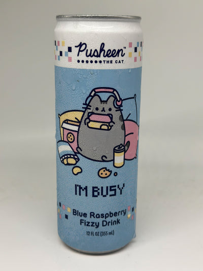Pusheen The Cat I'm Busy Blue Raspberry Energy Drink
