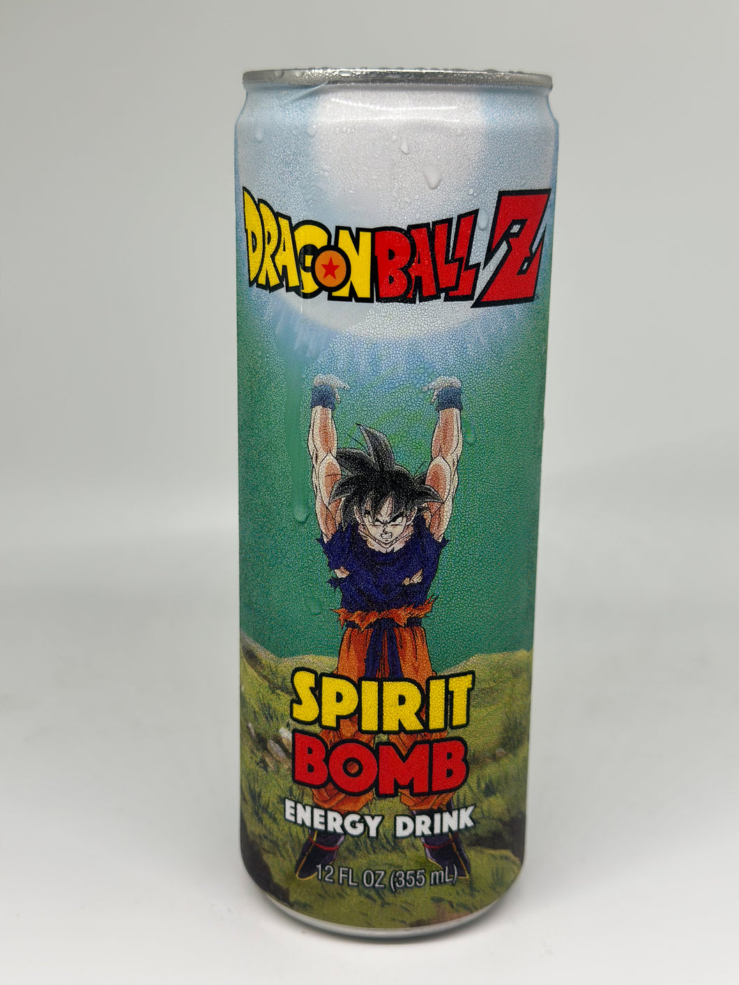 Dragon Ball Z Spirit Bomb Energy Drink 12oz Can
