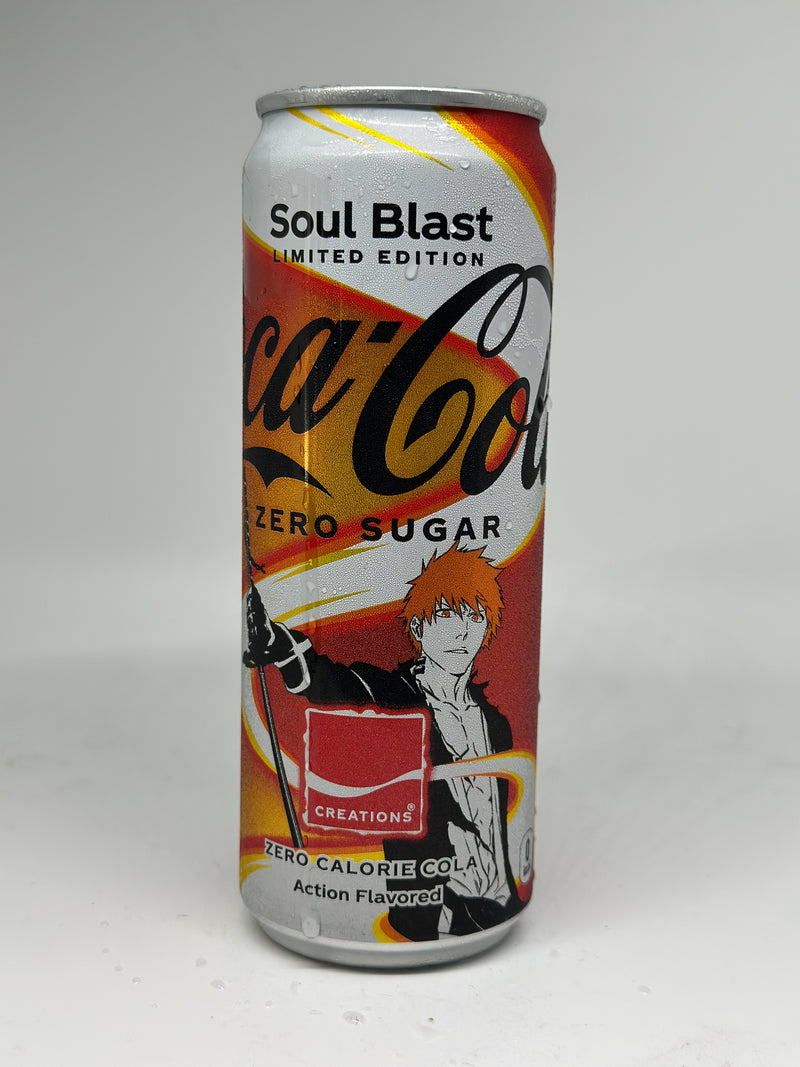 Coca Cola Zero Soul Blast bottle