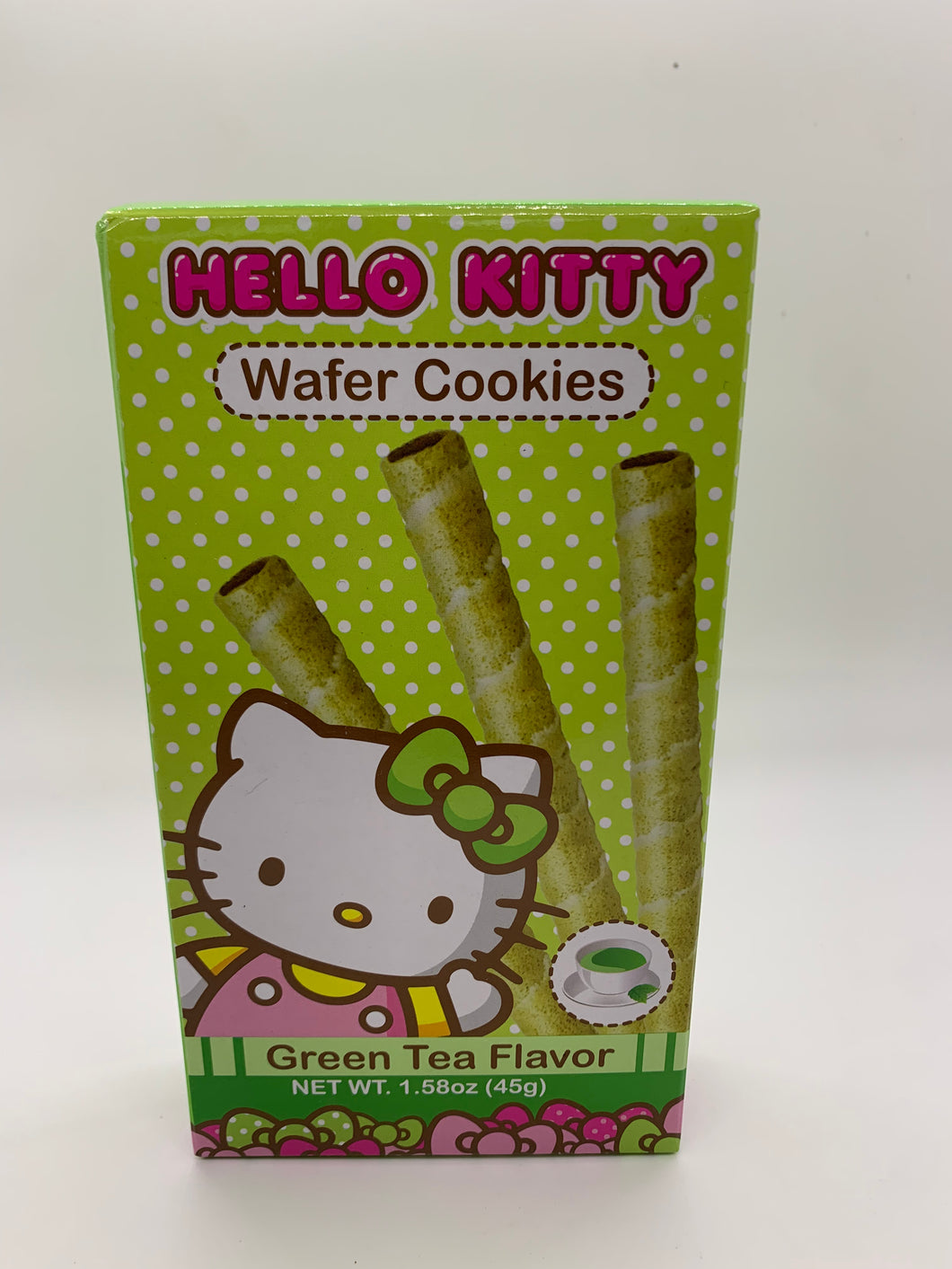 Hello Kitty Matcha Wafers